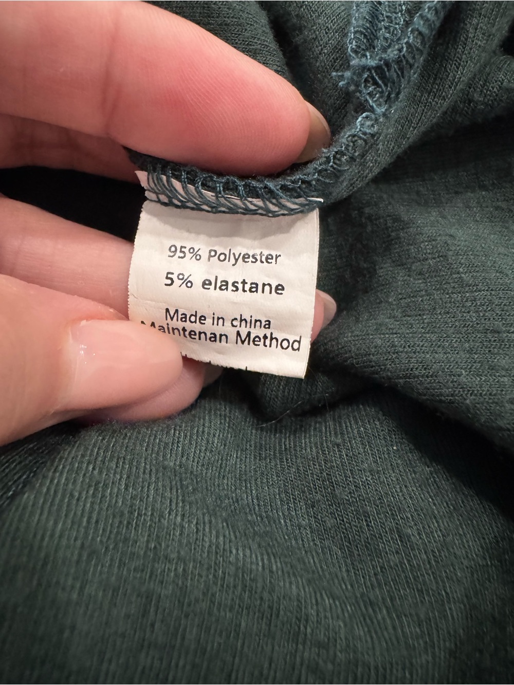 V-Neck Lightweight Knit Sweater - Teal Green - Picture 6 of 7